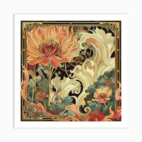 Lotus Flower Art Print