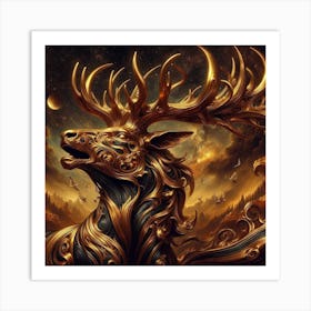 Deer Art Art Print