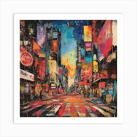 Times Square 2 Art Print