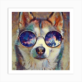 Husky Dog Art Print