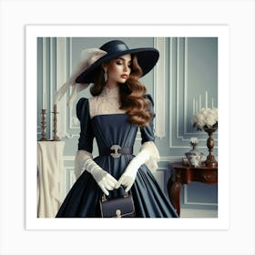 Victorian Woman 1 Art Print