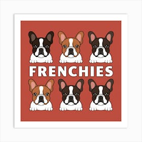 Frenchies Art Print