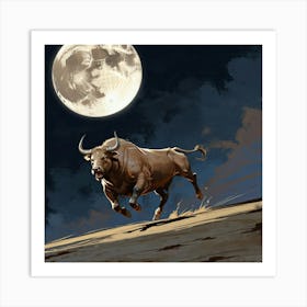 Bull Run Art Print