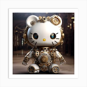 Hello Kitty Steampunk Collection By Csaba Fikker 60 Art Print