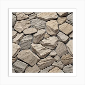 Stone Wall 26 Art Print