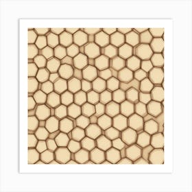 Beehive Pattern Art Print