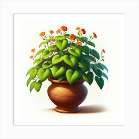 Potted Plant Art Print