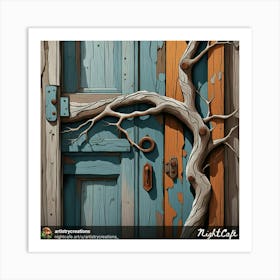 Tree Door 3 Art Print