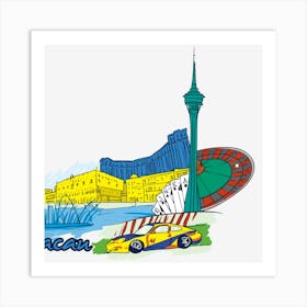 Las Vegas 1 Art Print