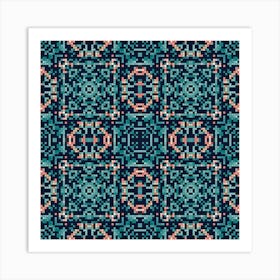 Pixel Pattern 11 Art Print