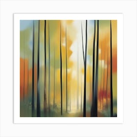 Autumn Forest 5 Art Print