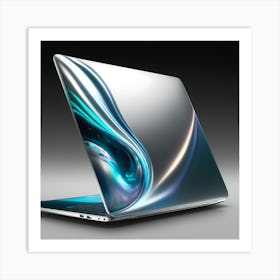 Leonardo Phoenix A Futuristic Sleek Laptop With A Mesmerizing 1 Art Print