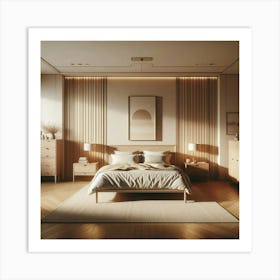 Modern Bedroom 1 Art Print