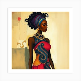 African Woman 3 Art Print