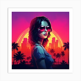 Grand Theft Auto Vice City 1 Art Print