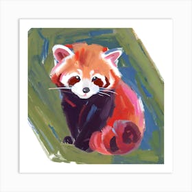 Red Panda 04 Art Print