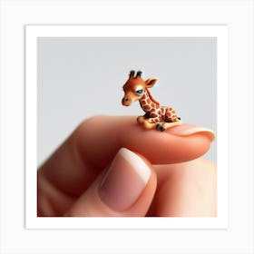 Tiny Giraffe Art Print