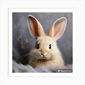 Cute Bunny Art Print