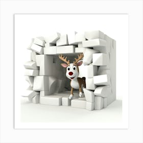 Reindeer Art Print