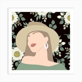 Flower Girl Poses (20) Art Print