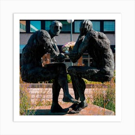 Two Thinkers Art Print