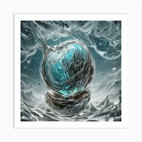 Water Sphere Art Print