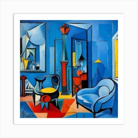 Blue Room Art Print