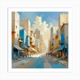 Street Scene Art Print