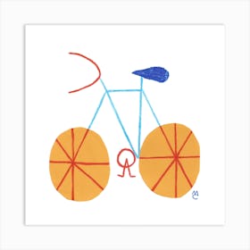 Bike 1 Square Art Print