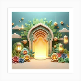 Islamic Ramadan 12 Art Print