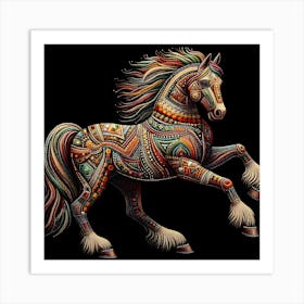 Russian Horse Art Print