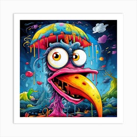 Colorful Bird 1 Art Print