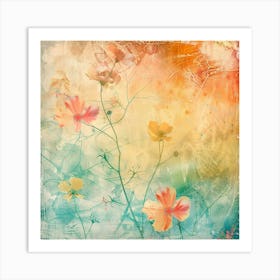 Watercolor Flowers Art Print