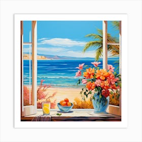 View From The Window Art Print