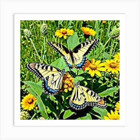 Butterflies Insect Lepidoptera Wings Antenna Colorful Flutter Nectar Pollen Metamorphosis (20) Art Print
