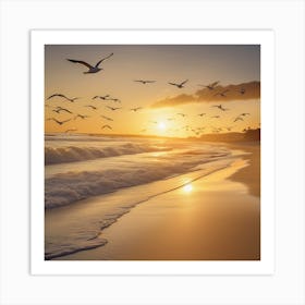 A Golden Sunshine Art Print 13 Art Print