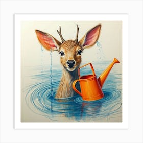 Watering Can Art Print