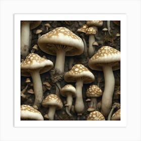 Mushroom Forest 7 Art Print