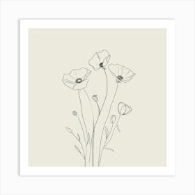 Poppies 25 Art Print