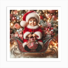 Santa Baby 1 Art Print