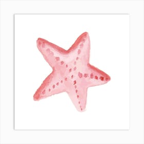 Pink Starfish Art Print