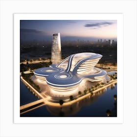 Futuristic Building 7 Art Print