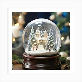 Snow Globe Art Print