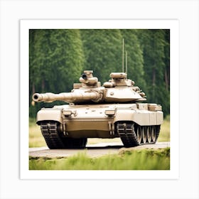 M60 Tank Art Print