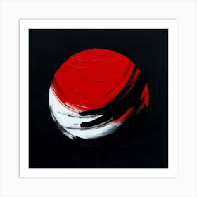 Red And Black Art Print