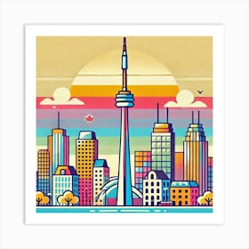 Cn Tower 3 Art Print