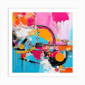 Juangisme Mindless Journey Abstract Art #10 Art Print