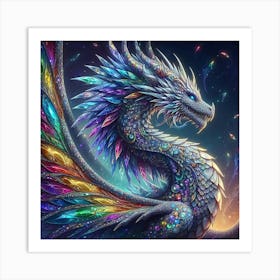 Rainbow Dragon 2 Art Print