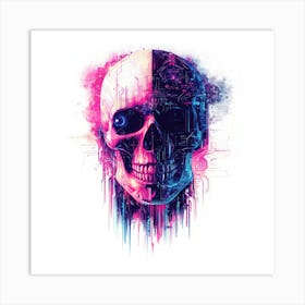 Skull - Digital Art.Generated AI. Wall Art Print Art Print