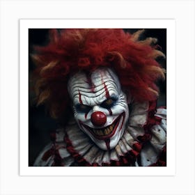 Clown Art Print